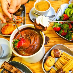 Fondue au chocolat (2 personnes)